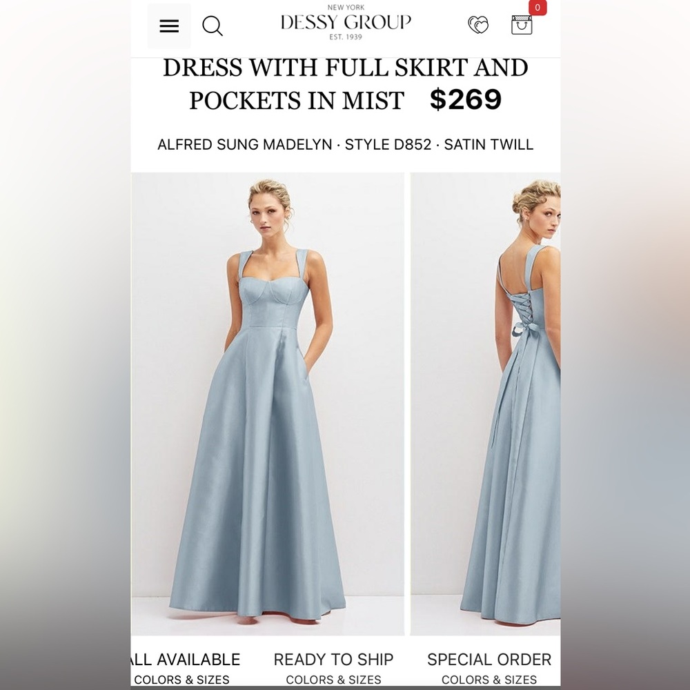 Dessy Mist Dress